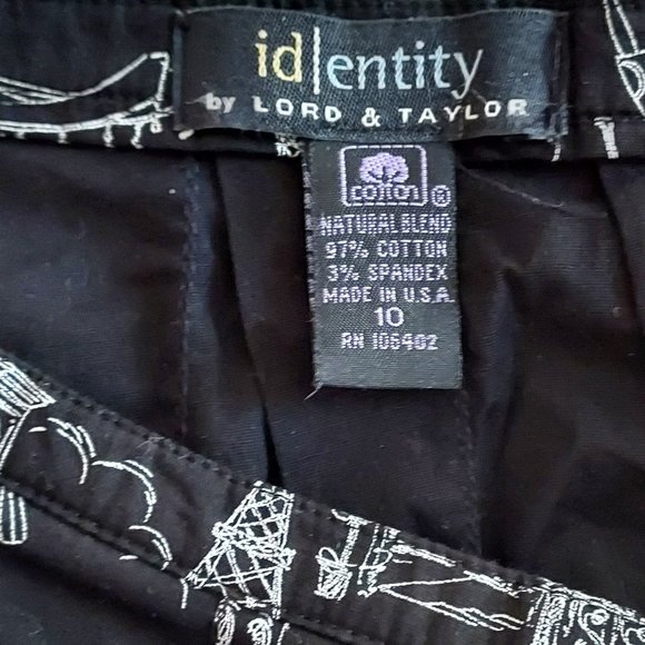 Paris scenes print skirt from Lord & Taylor, size 10 - Picture 4 of 6